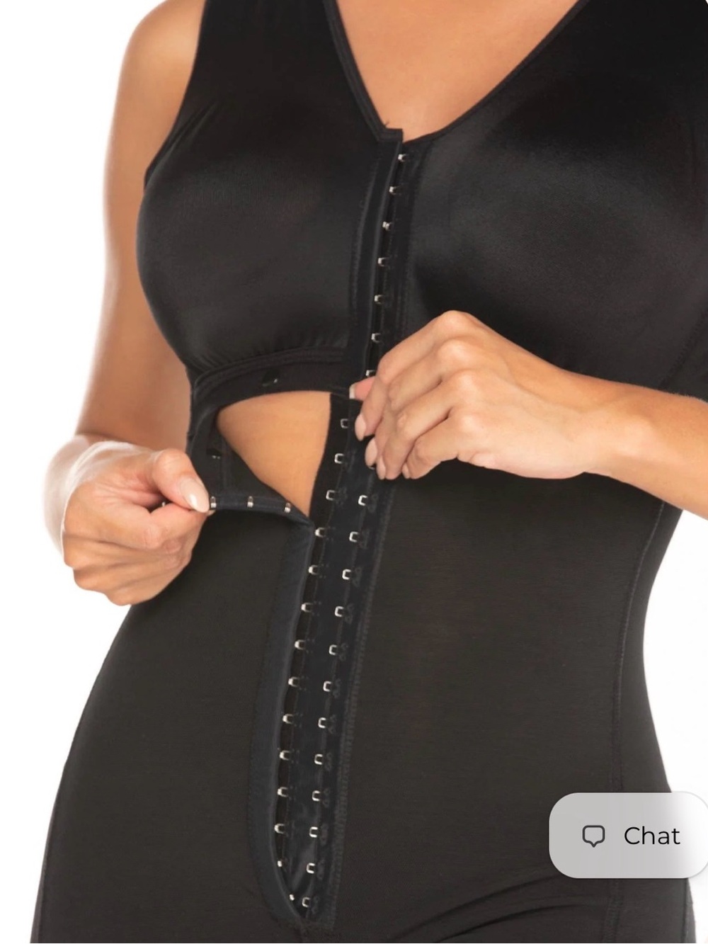 full body Colombian faja with a built-in wire-free bra stage 2 XS top M bottom